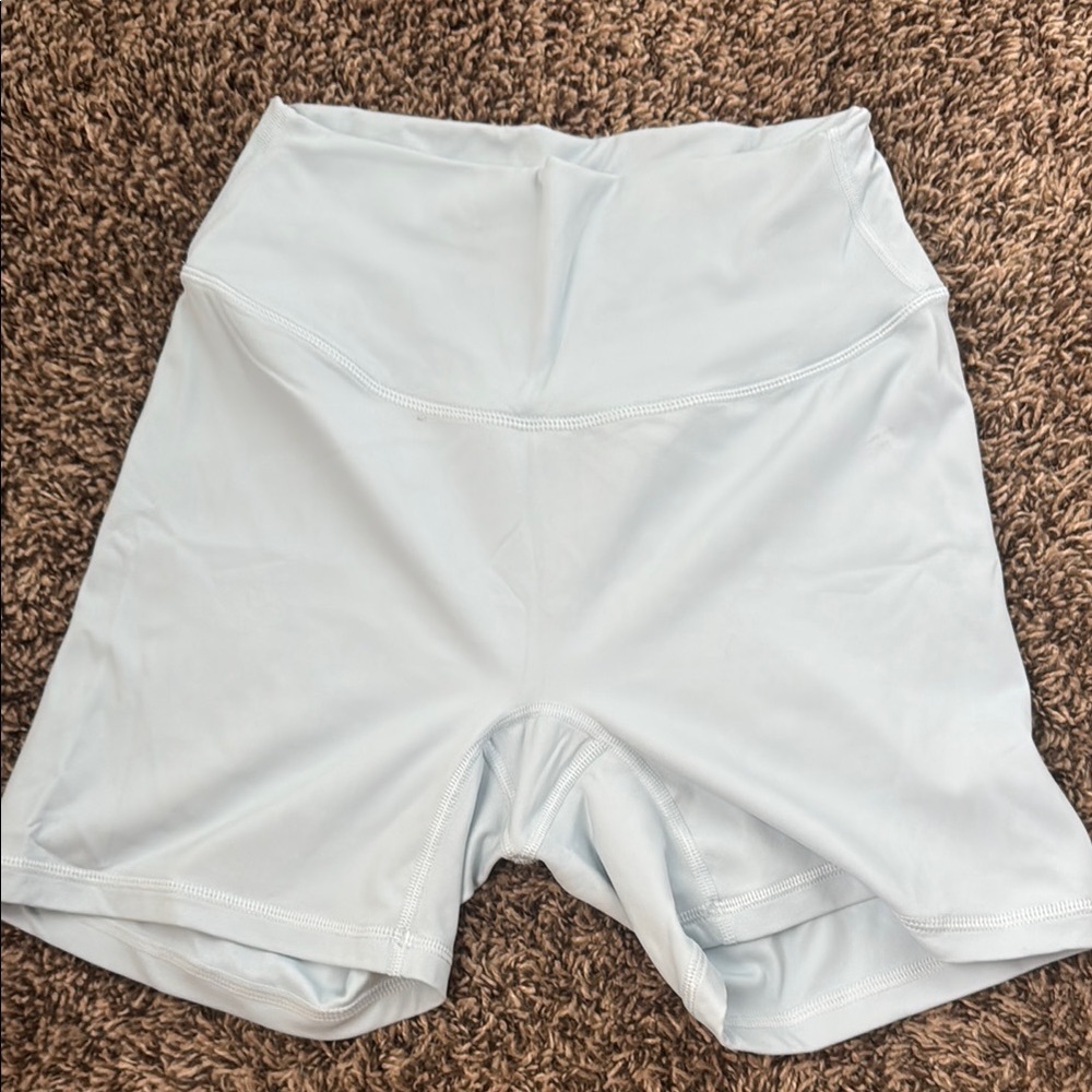 PARAGON Blue Bike Shorts High-Waisted Performance